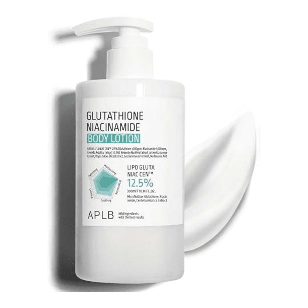 APLB Glutathione Niacinamide Body Lotion 300 ml – Brightening & Soothing Hydrating Body Moisturiser.