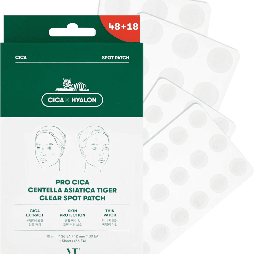 VT Pro CICA Centella Spot Patch (66 Count) – Hydrocolloid Acne Care.