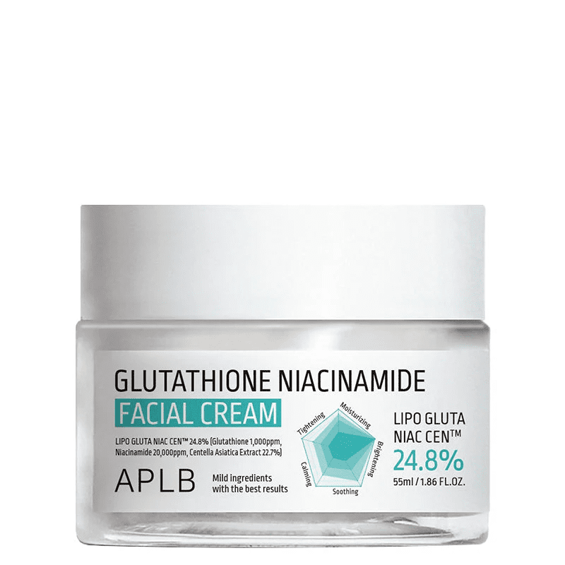 APLB Glutathione Niacinamide Facial Cream 55ml.– Brightening, Hydrating & Barrier-Repair Moisturiser.