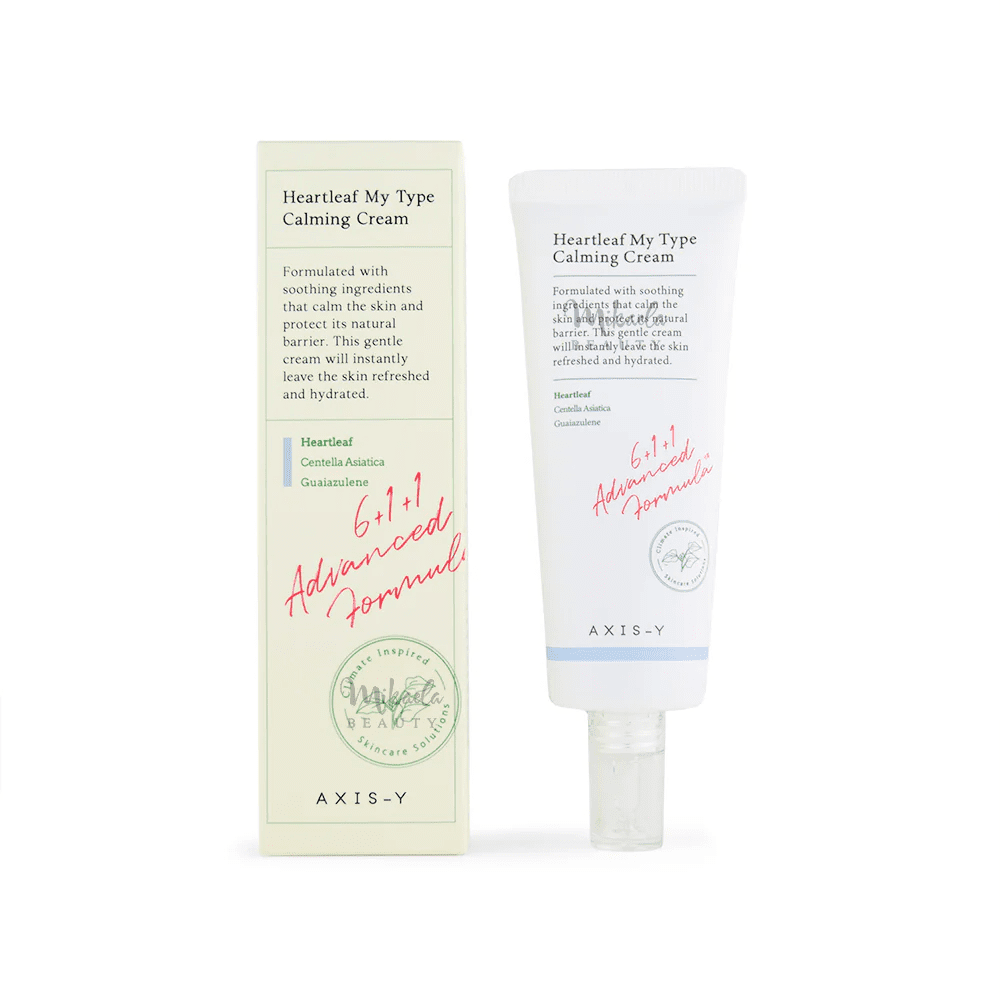 AXIS-Y Heartleaf My Type Calming Cream – Lightweight Gel-Cream for Sensitive, Redness-Prone Skin (60 ml).
