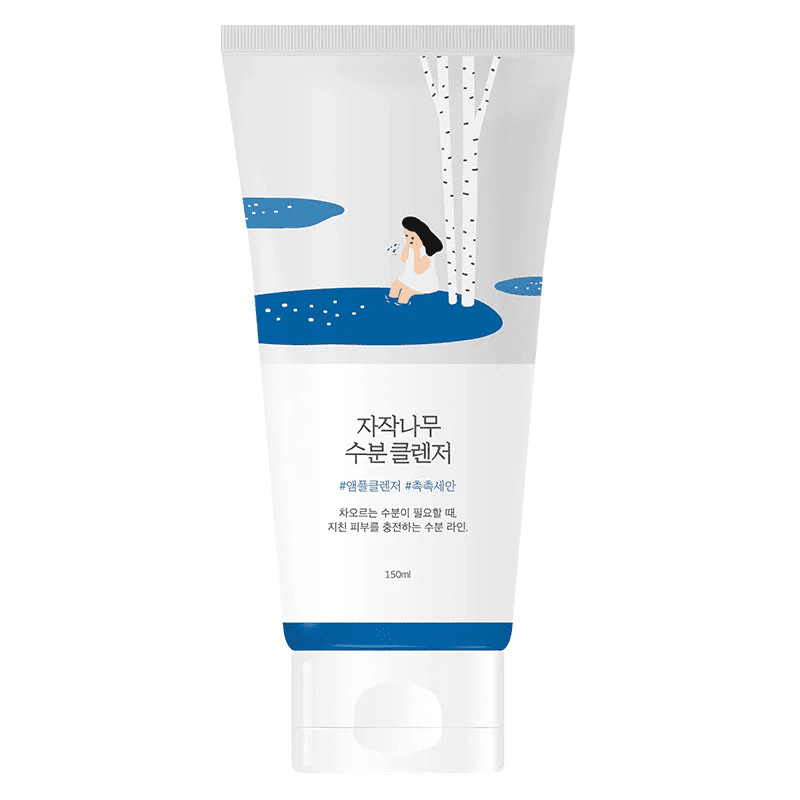 ROUND LAB Birch Juice Moisturizing Cleanser – pH-Balanced Hydrating Foam 150ml.