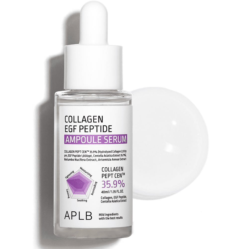 APLB Collagen EGF Peptide Ampoule Serum 40ml. – Firming & Soothing Treatment for Bright, Hydrated Skin.