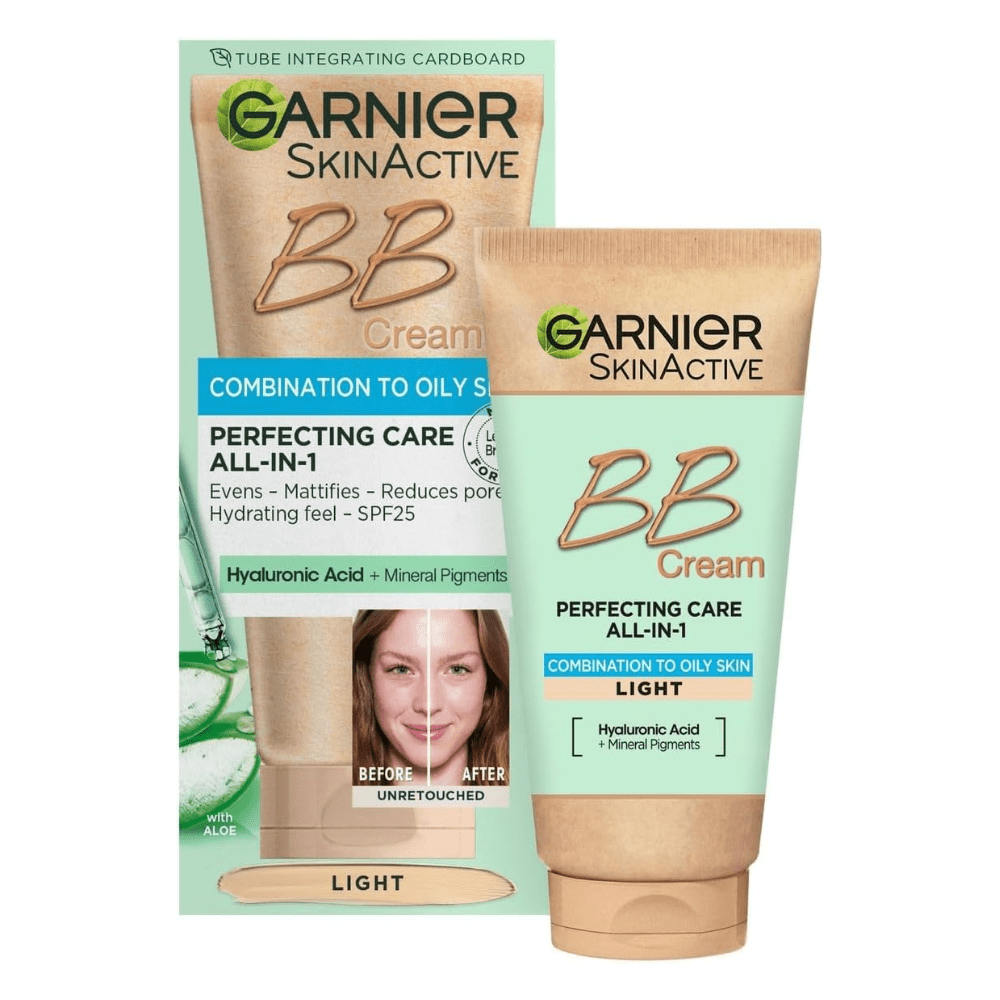 Garnier Oil-Free BB Cream SPF25 Light Shade – Mattifying Hydrating BB Cream UK