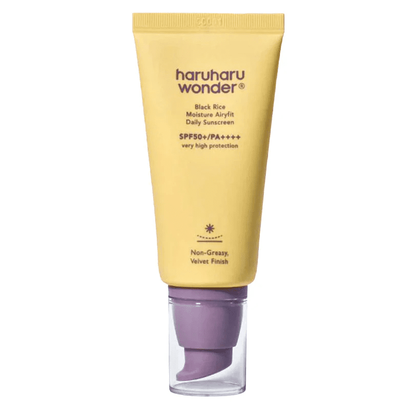 Haruharu Wonder Black Rice Moisture Airyfit Daily Sunscreen SPF 50+ PA++++.