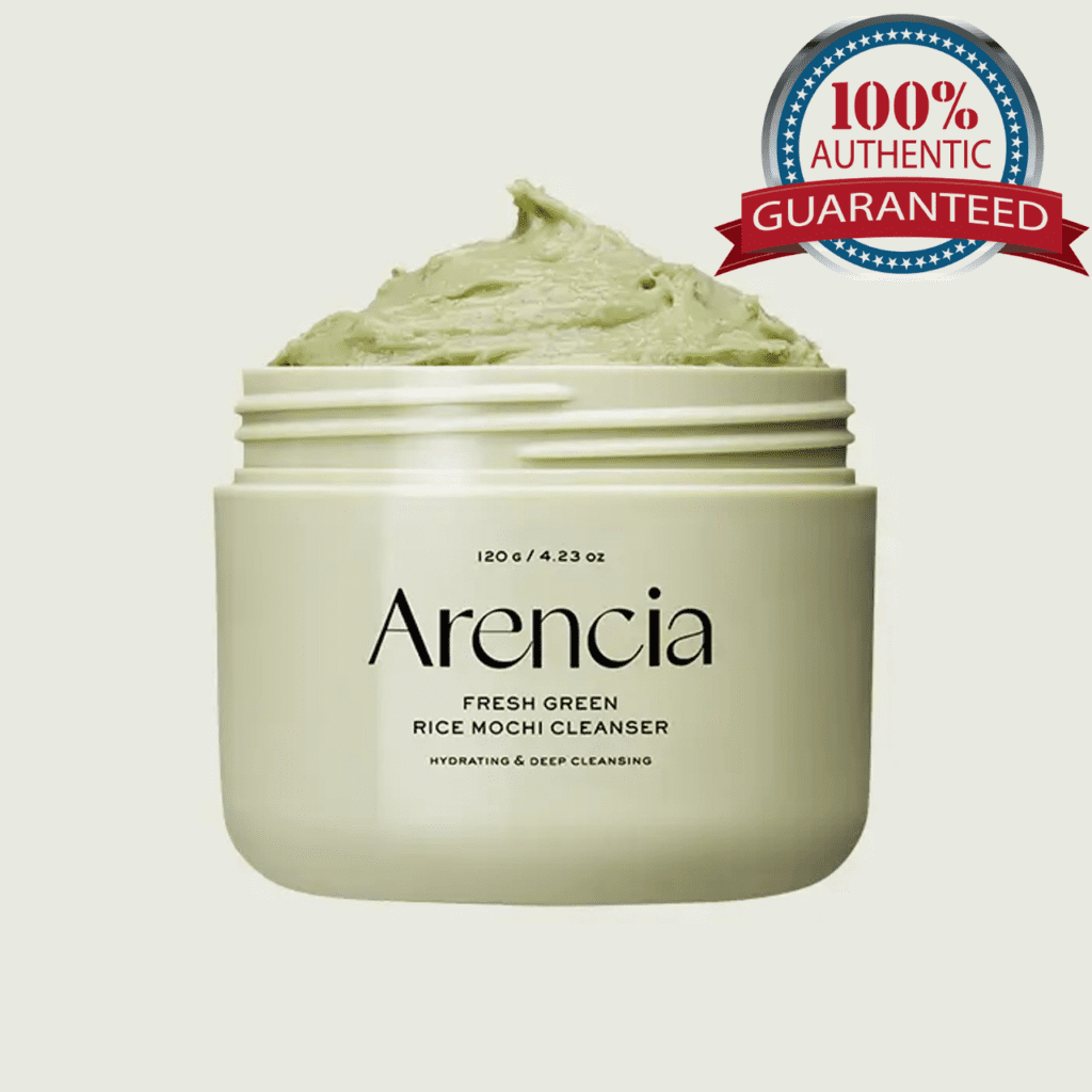 Soft mochi texture facial cleanser