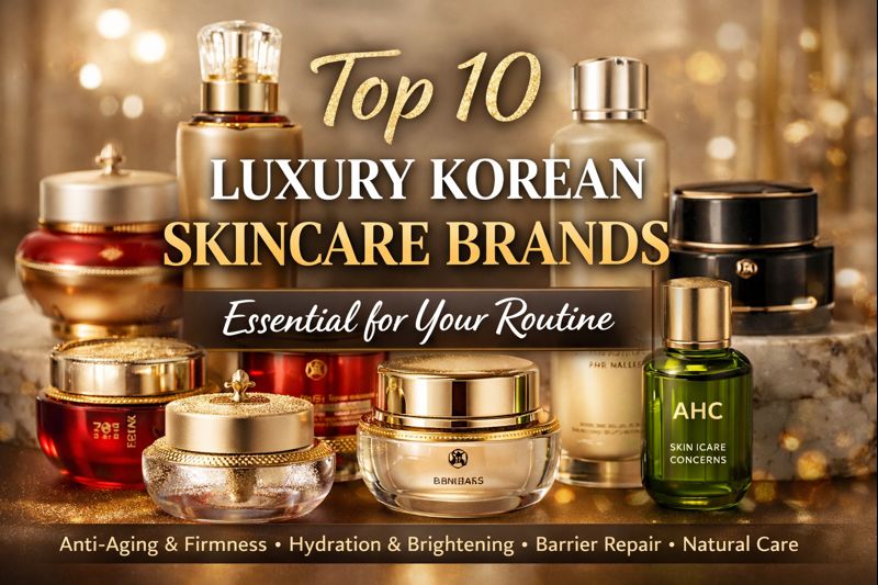 Top 10 Luxury Korean Skincare Brands You Need in Your Skincare Routine